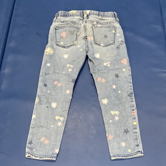 Gap patterned jeggings, they say regular but are more like an ankle - Picture 2 of 4